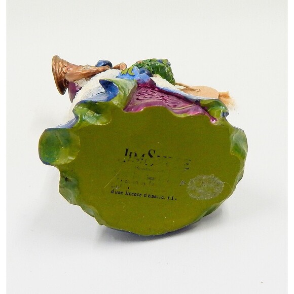 Jim Shore Victorian Sugared Santa French Horn Tree Holiday Ornament 2019 Enesco - Picture 6 of 7